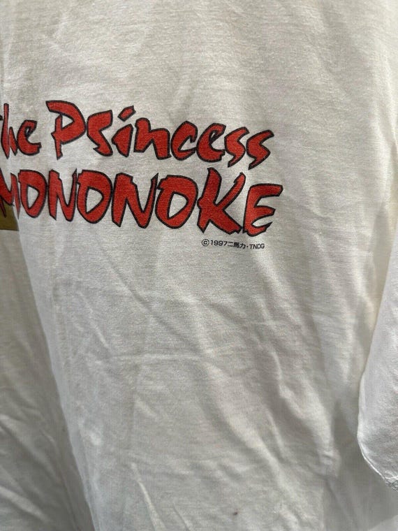 ヴィンテージ 1997 もののけ姫 アニメ プロモーション Tシャツ