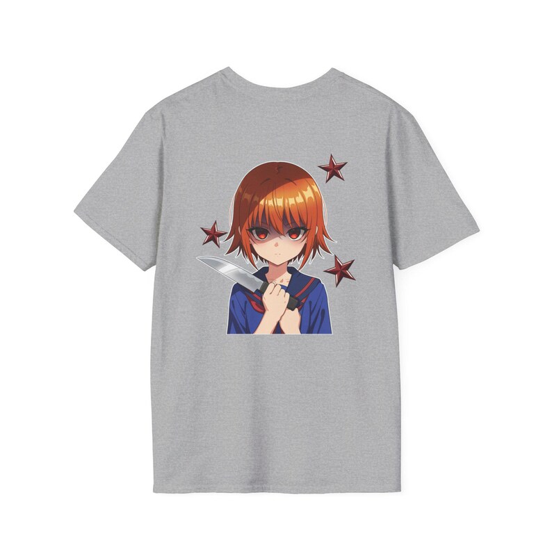 Certified Goodgirl | Anime Schoolgirl Illustration T-Shirt | Cute & Slightly Edgy Character Print image 6