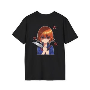 Certified Goodgirl | Anime Schoolgirl Illustration T-Shirt | Cute & Slightly Edgy Character Print image 4