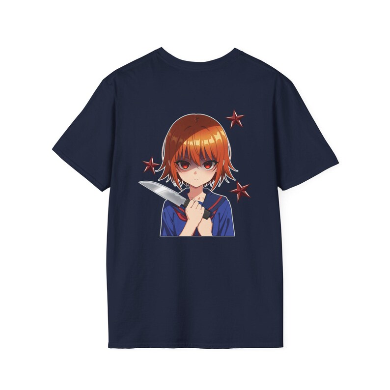 Certified Goodgirl | Anime Schoolgirl Illustration T-Shirt | Cute & Slightly Edgy Character Print image 12