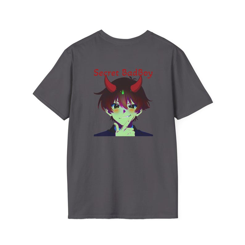 T-shirt anime « Garçon sage certifié / Garçon rebelle secret » — T-shirt à l'effigie d'un personnage mignon ou rebelle image 8