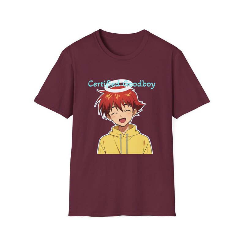 T-shirt anime « Garçon sage certifié / Garçon rebelle secret » — T-shirt à l'effigie d'un personnage mignon ou rebelle image 3