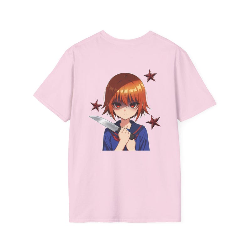 Certified Goodgirl | Anime Schoolgirl Illustration T-Shirt | Cute & Slightly Edgy Character Print image 14