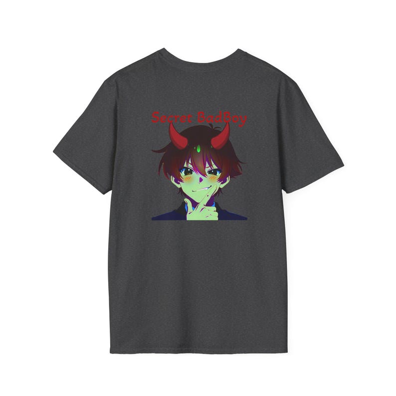 T-shirt anime « Garçon sage certifié / Garçon rebelle secret » — T-shirt à l'effigie d'un personnage mignon ou rebelle image 6