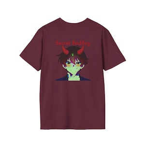 T-shirt anime « Garçon sage certifié / Garçon rebelle secret » — T-shirt à l'effigie d'un personnage mignon ou rebelle image 4