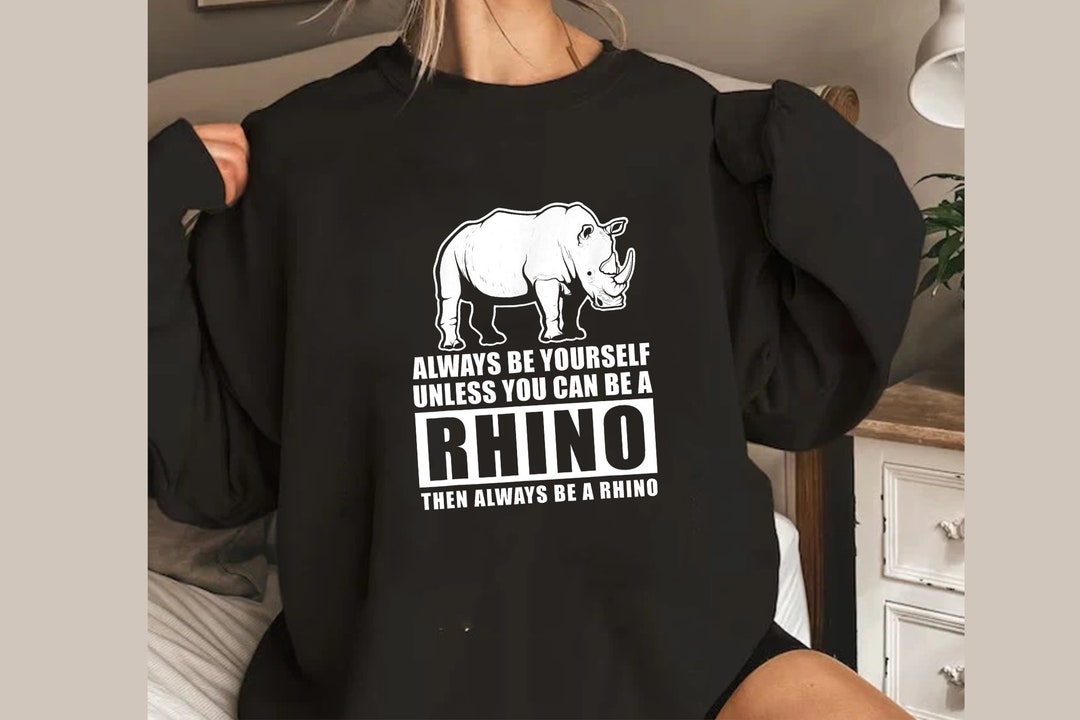 Funny Rhino Shirt, Rhino Tshirt, Rhino Tee, Animal Lover Shirt, Rhino