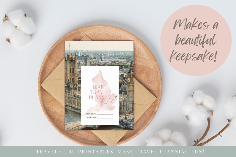 Printable London Travel Itinerary London Travel Planner Printable ...