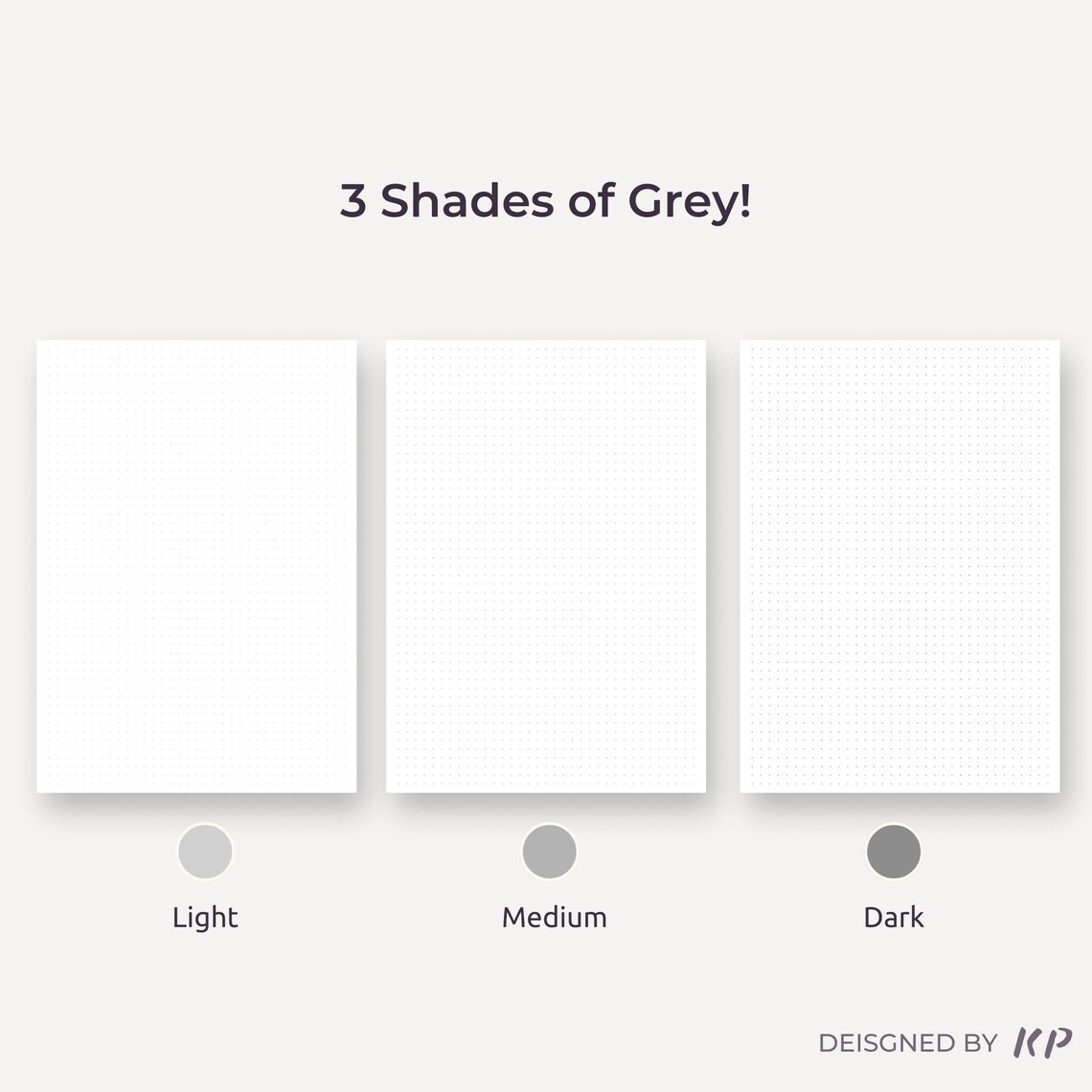 Printable Dot Grid Paper | Bullet Journal Paper | A4, A5, Letter, Half ...