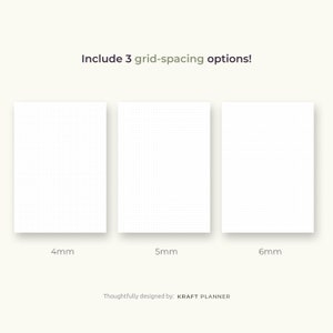 Printable Dot Grid Paper Bullet Journal Paper A4, A5, Letter, Half ...