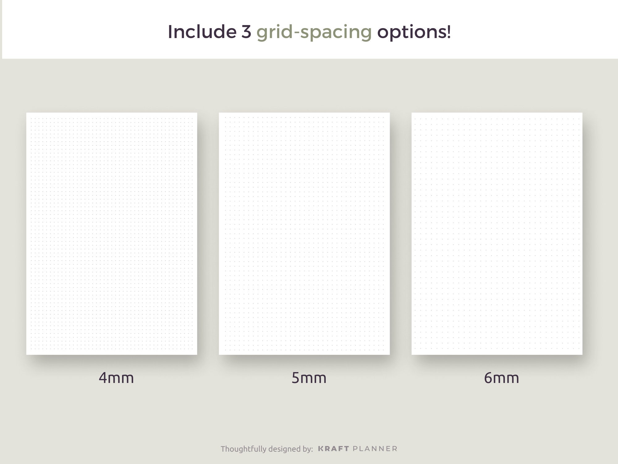 Printable Dot Grid Paper Bullet Journal Paper A4 A5 - Etsy UK