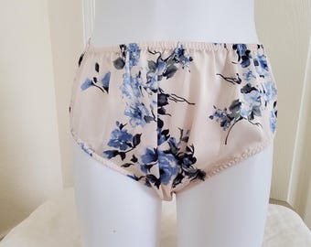 Braguita clásica de satén sexy de talle medio para hombre - Braguita Sissy para hombre