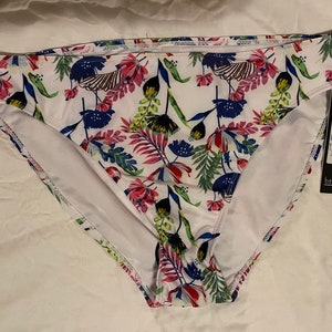 Women&#39;s Vintage Scoop Swim Bottoms Swimwear - Large