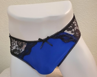 Men's Contrast Rosa Lace Panty - Medium