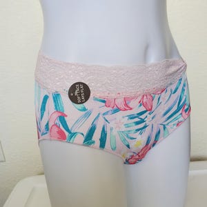 Vintage No Panty Line Promise Tactel Lace Hip Brief Vintage - 2 Pack - Medium (6)
