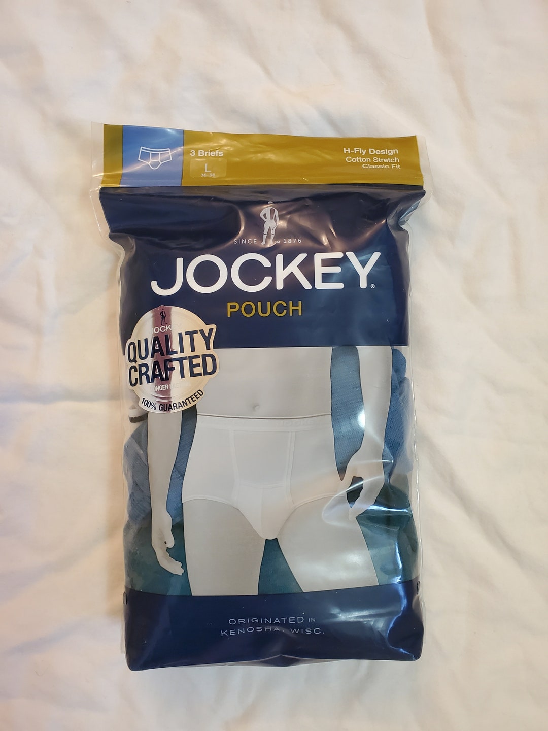 Jockey Vintage Men's Pouch Brief 3 Pack Large 36-38 - Etsy