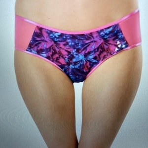 Vintage Women&#39;s Printed Mesh Hipster Panty Vintage - 2 Pack - Large (7)