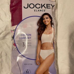 Women's Jockey 3-Pack Briefs (Pink Trees) 100% Cotton Comfort Classic  Underwear