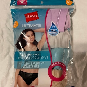 Breezies Set of 4 Cotton Long Line Panty Pack 