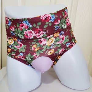 Men&#39;s Sissy Panty Full Briefs with Pouch - Lingerie for Men - Medium