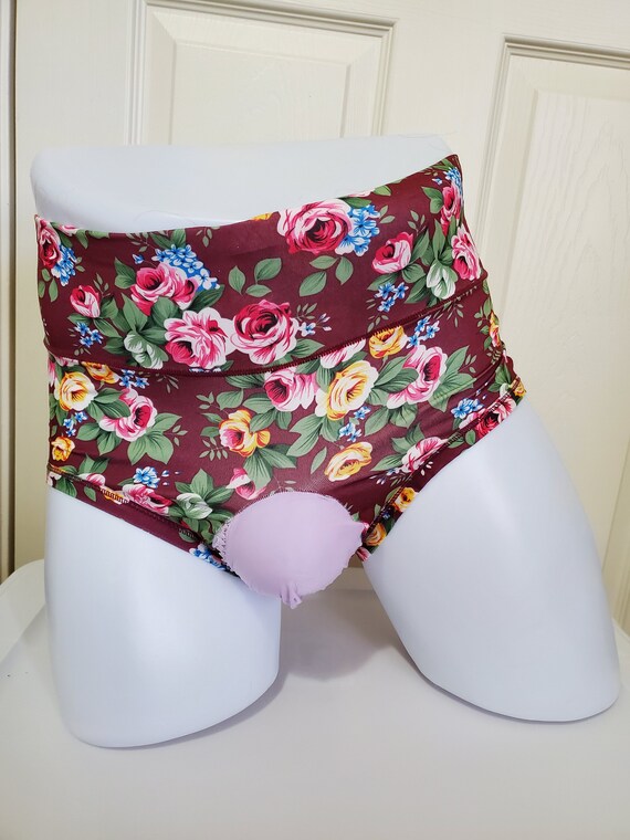 Women's Satin Knicker Full Briefs Panties – Pack Of 5, Multicolored, High Rise, Elasticated Waist – Divas World