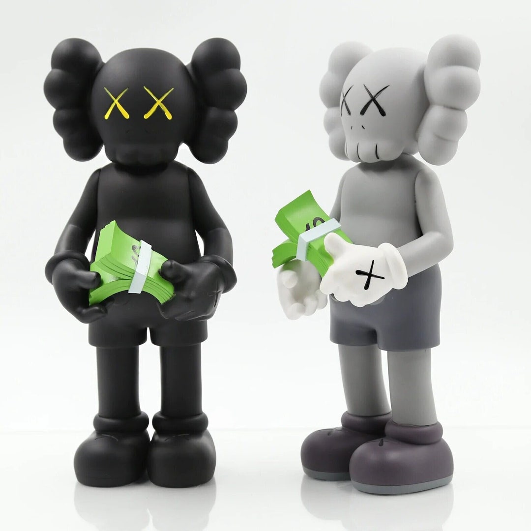 KAWS Money Flip Figures Cartoon 30cm Trendy Statue Gift Etsy