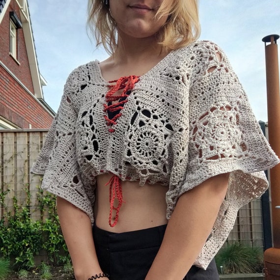 loose crochet top
