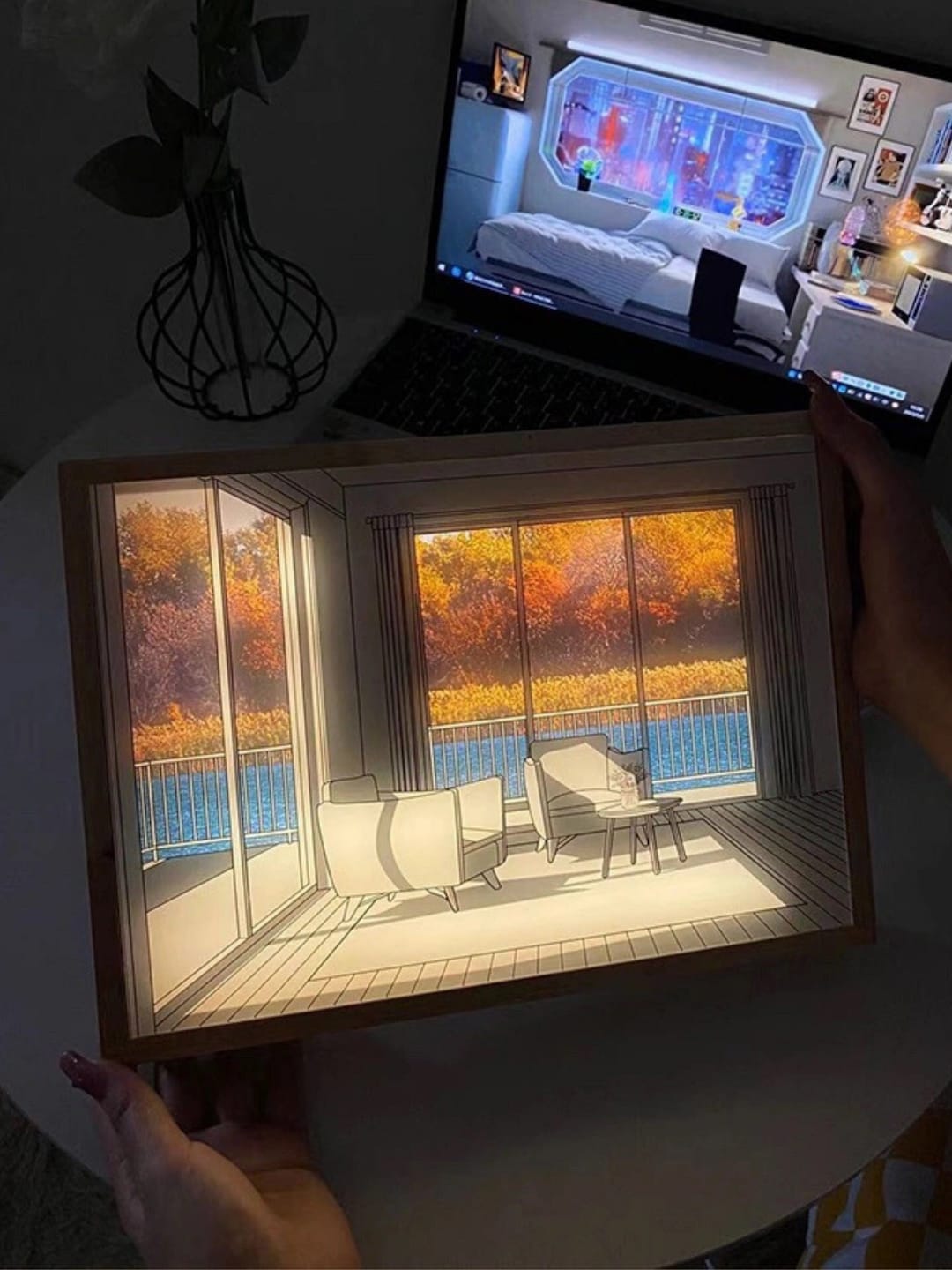 LED Light up Painting Interior Painting11 Different Etsy