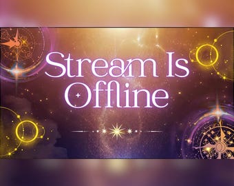 Celestial Magic Stream Scene Pack | Starting, BRB, Ending, Offline