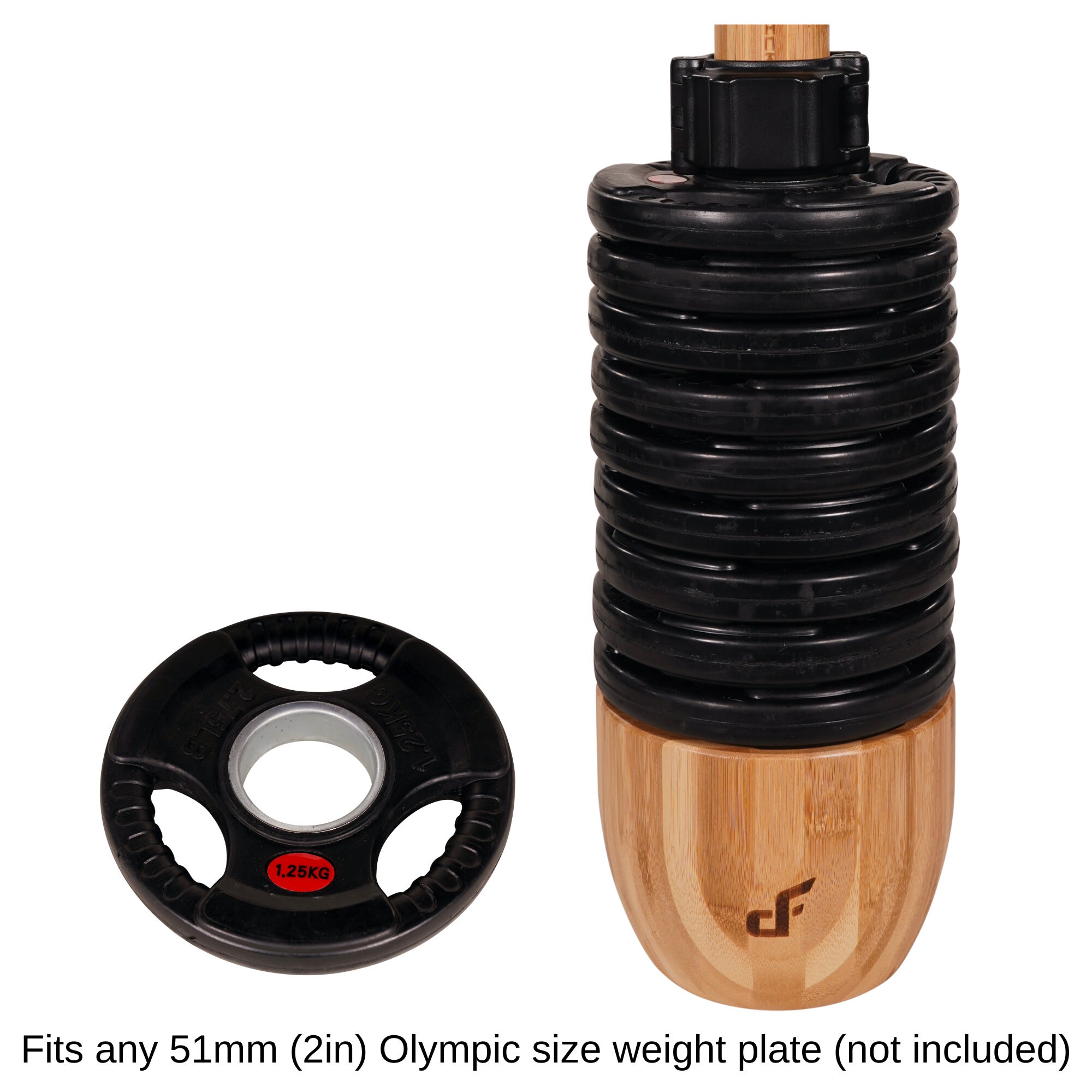 Adjustable Mace Bell Bamboo Loadable Macebell Wooden Gada Etsy