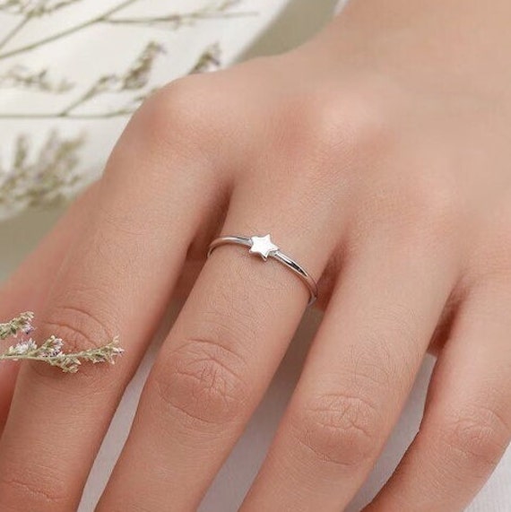 1mm Solid Titanium Steel Thin Ring Female Minimalist Round Dainty Stacking  Ring For Woman Fashion Wedding Party Jewelry - Rings - AliExpress