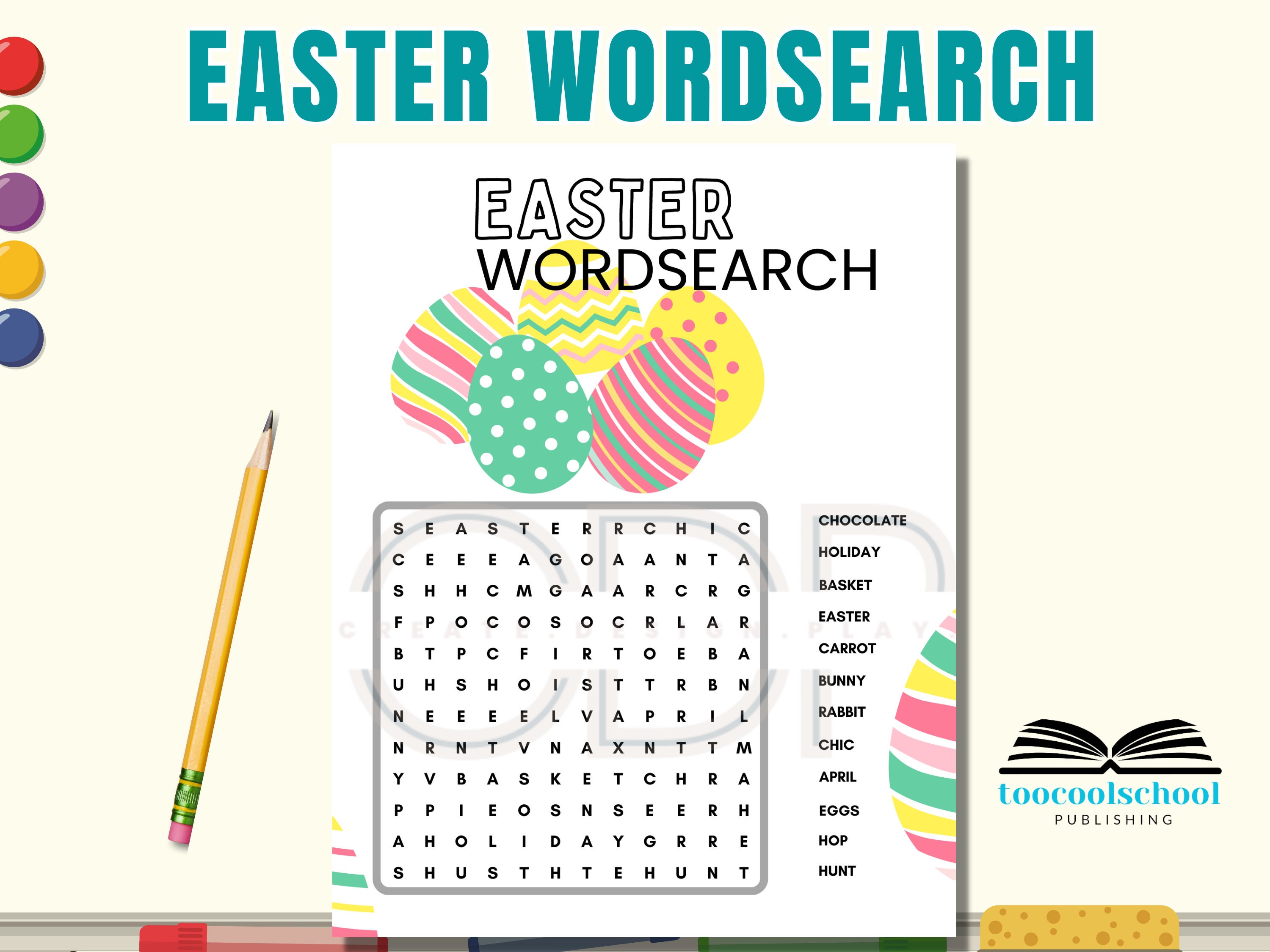 Easter Activity Bundle Printable | Easter Egg Bunny Activity Sheet ...
