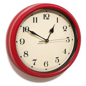 Wall Clock, 11 Inch Silent Kitchen Wall Clocks Battery Operated Non-Ticking, Wall Clocks for Home Decor