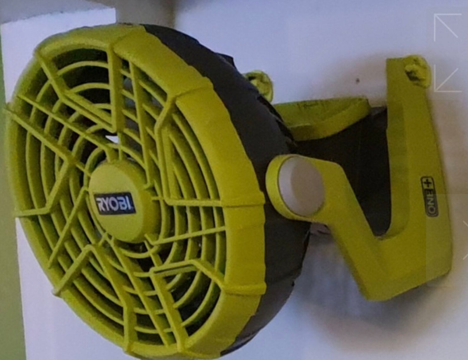 Ryobi One Fan Mount Ryobi Fan Wall Mount Etsy