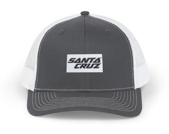 90's Santa Cruz Baseball Cap/ Snowboard Logo / Wool Trucker Cap