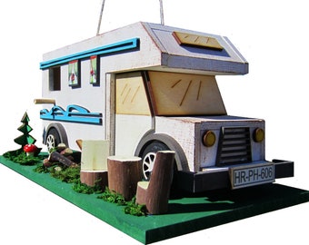 Vogelhäuschen,Nistkasten,Vogelhaus, Camper, Wohnmobil