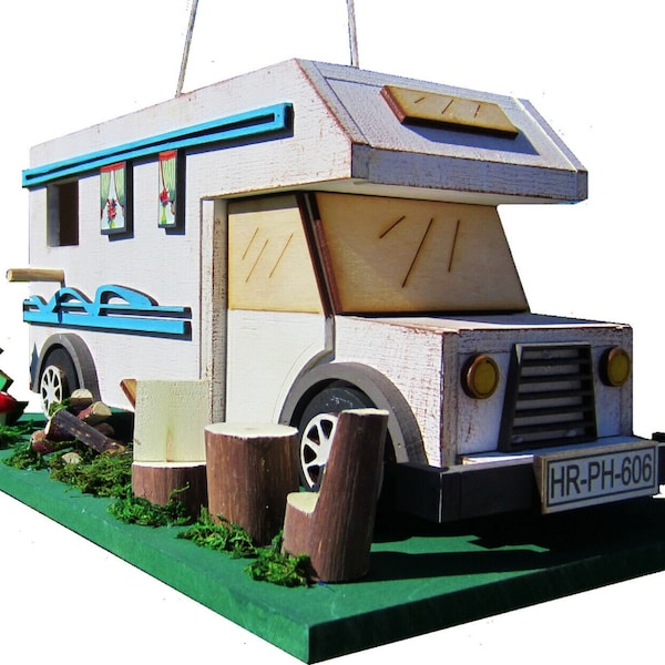 Vogelhäuschen,Nistkasten,Vogelhaus, Camper, Wohnmobil