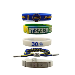 Bracelet de joueur de basket-ball américain, ensemble de bracelets, cadeau pour les fans, amis, Stephan Curry, Kobe Brant, Durant, Giannis, bijoux pour fans de basket-ball image 1