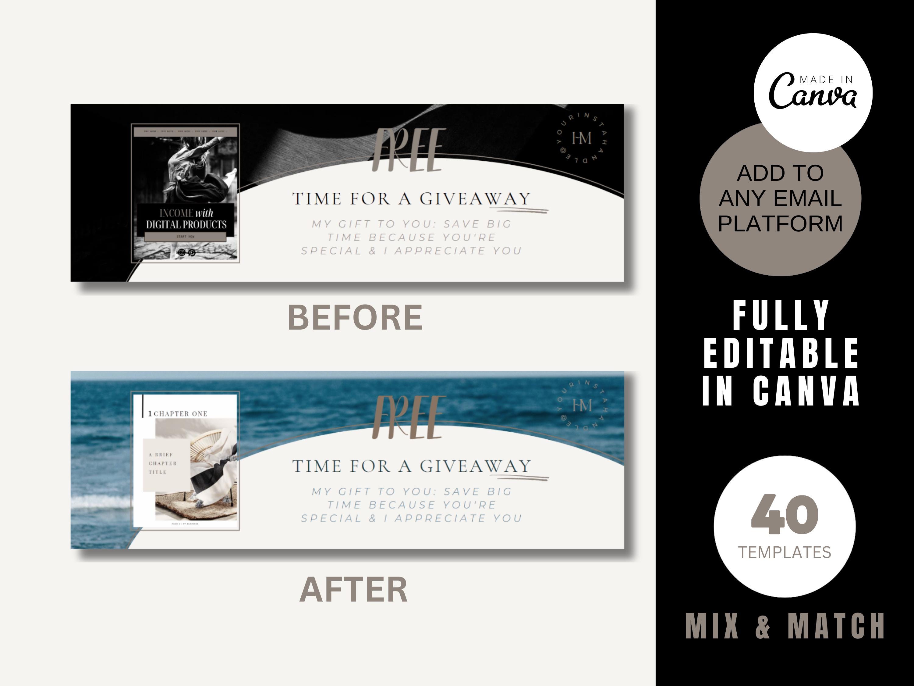 Email Newsletter & Header Templates: 40 Canva Designs for Email ...
