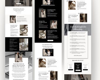 Canva Landing Page Template for Coaching