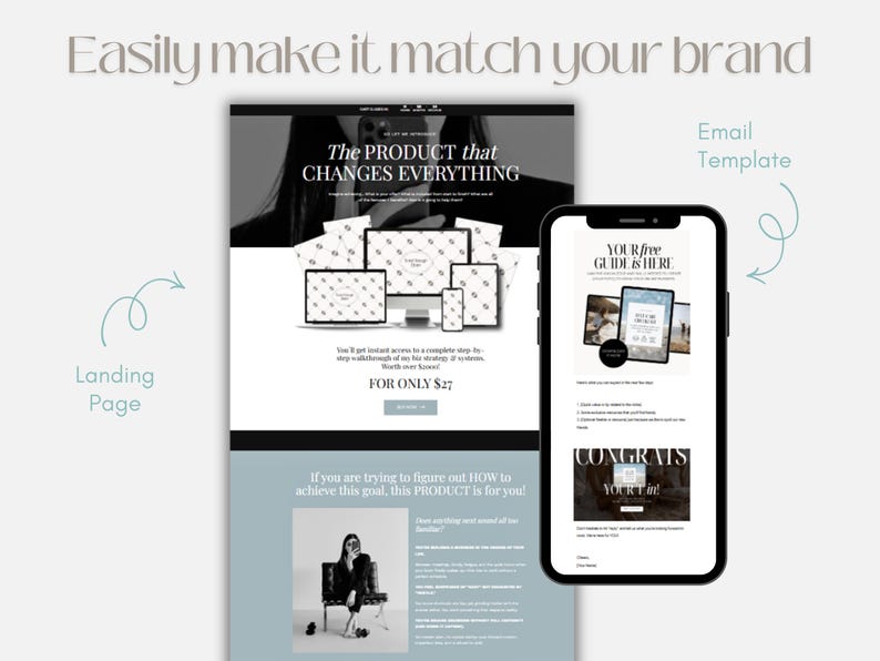 Your Emails Don’t Need to Blend In, and Not Everything Has to Be Beige!
Somewhere along the way, “professional” became a synonym for beige, safe, and forgettable.
But your emails can feel like you — warm colors, confident typography, a thoughtful email branding that actually has personality.
If you want higher open rates and emails that actually stand out, these templates are for you. Because great emails deserve to be opened — and remembered.
