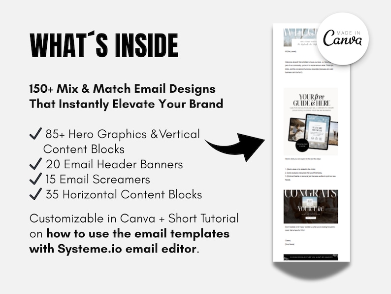 Your Emails Don’t Need to Blend In, and Not Everything Has to Be Beige!
Somewhere along the way, “professional” became a synonym for beige, safe, and forgettable.
But your emails can feel like you — warm colors, confident typography, a thoughtful email branding that actually has personality.
If you want higher open rates and emails that actually stand out, these templates are for you. Because great emails deserve to be opened — and remembered.