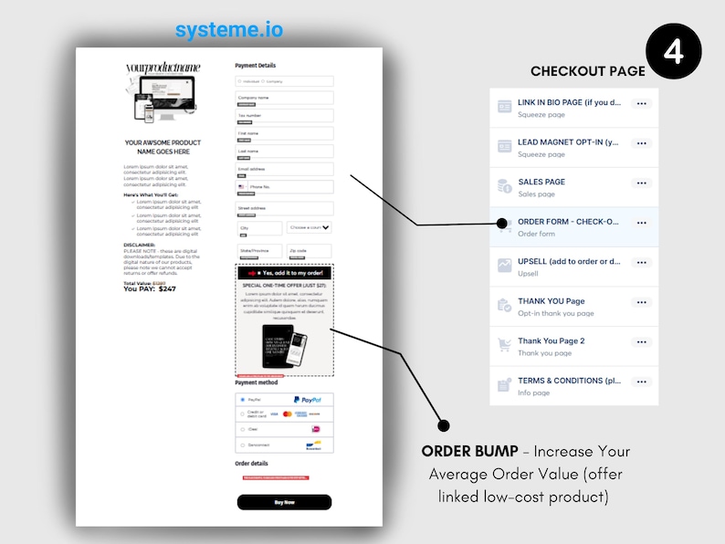 systeme.io, funnel, link in bio, sales funnel, one click import, done for you, landing page, squeeze page, digital marketing template, digital, 1-click import, tripwire, funnel, opt in, email marketing, systeme io template, template, upsell, bio link, 5 step tripwire, multi step tripwire funnel, systeme.io stan store dupe, systeme.io selling ebooks funnel, systeme.io pro landing page, systeme.io pro, systeme.io sales funnel, systeme.io 5 page funnel, systeme.io webinar funnel, ebook, canva, lib