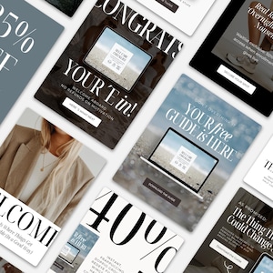 Your Emails Don’t Need to Blend In, and Not Everything Has to Be Beige!
Somewhere along the way, “professional” became a synonym for beige, safe, and forgettable.
But your emails can feel like you — warm colors, confident typography, a thoughtful email branding that actually has personality.
If you want higher open rates and emails that actually stand out, these templates are for you. Because great emails deserve to be opened — and remembered.