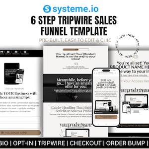 systeme.io, funnel, link in bio, sales funnel, one click import, done for you, landing page, squeeze page, digital marketing template, digital, 1-click import, tripwire, funnel, opt in, email marketing, systeme io template, template, upsell, bio link, 5 step tripwire, multi step tripwire funnel, systeme.io stan store dupe, systeme.io selling ebooks funnel, systeme.io pro landing page, systeme.io pro, systeme.io sales funnel, systeme.io 5 page funnel, systeme.io webinar funnel, ebook, canva, lib
