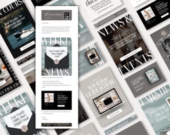 100+ Email Branding Templates Canva, Modern Newsletter Template, Marketing Mailing List Design, Email Campaigns