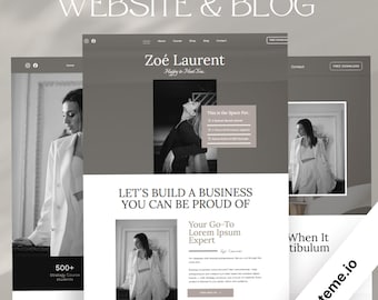 Systeme.io Website & Blog Template for Coaching and Digital Products