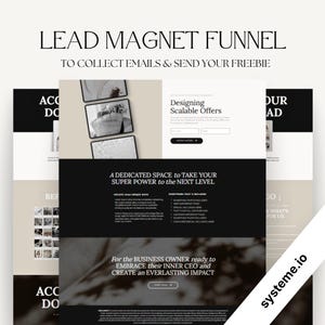 Systeme.io Lead Magnet Opt-In Funnel Template for Email Marketing
