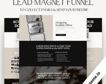 Systeme.io Lead Magnet Funnel Template for Email Marketing