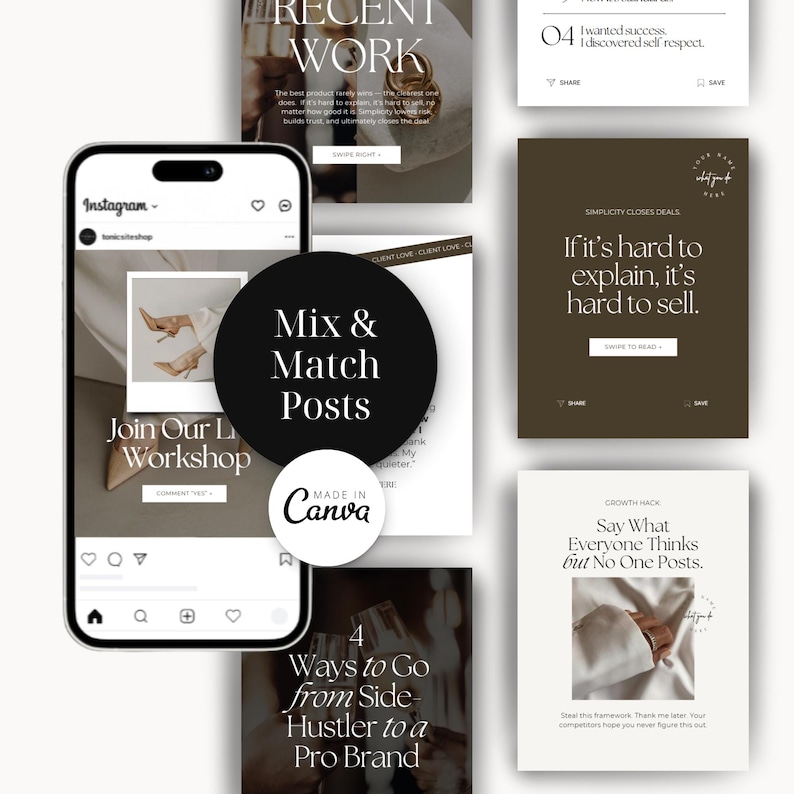 canva template, instagram template, instagram business, modern template, coaching templates, neutral, canva, newsletter template, coaching course, marketing template, course template, instagram post, carousel post, story template, aesthetic, boho
