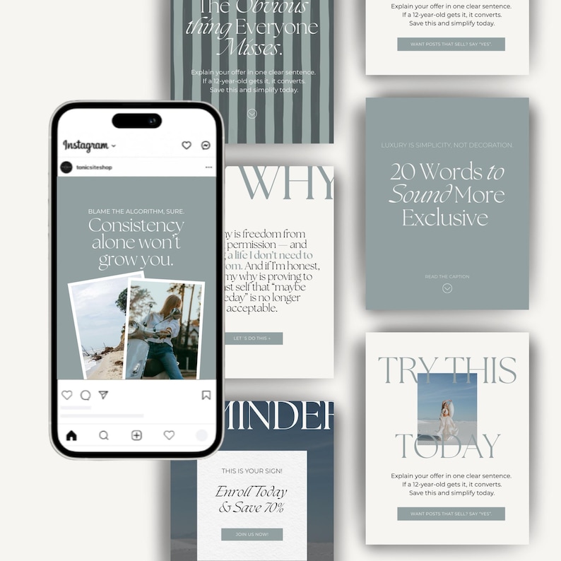 canva template, instagram template, instagram business, modern template, coaching templates, neutral, canva, newsletter template, coaching course, marketing template, course template, instagram post, carousel post, story template, aesthetic, boho, coastal, blush, white, beige